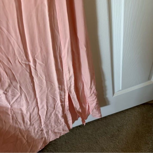 Pink Crochet Halter Maxi Dress - Picture 5 of 12